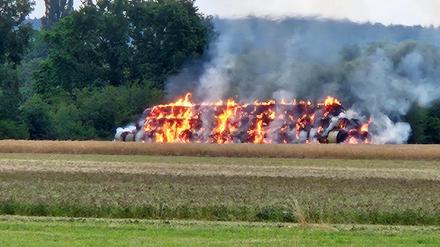 Feuer in Gatow