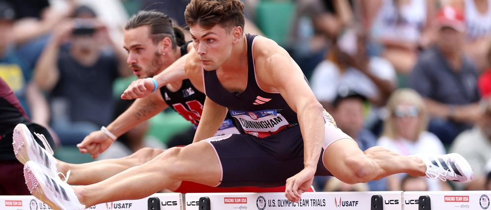 Trey Cunningham bei einem Wettbewerb.