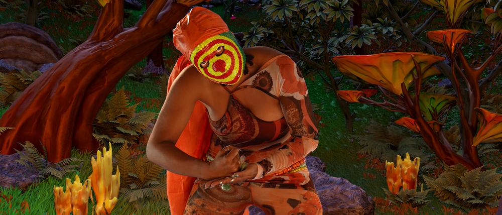 Josèfa Ntjam, MARTH, 2023, still video #2