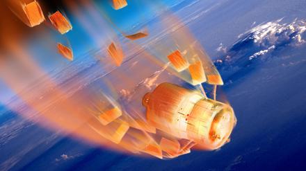 Auch die „Automated Transfer Vehicle“ der ESA verglühten beim Wiedereintritt in die Atmosphäre.