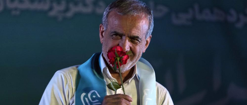 Massud Peseschkian, der neue Präsident des Iran.