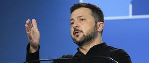 Der ukrainische Präsident: Wolodymyr Selenskyj.