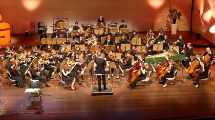 Das Jugendsinfonieorchester der Städtischen Musikschule Potsdam.
