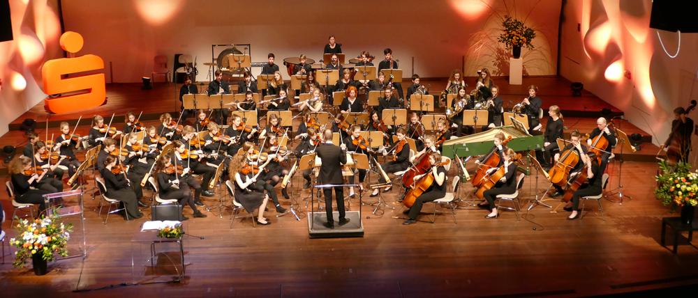Das Jugendsinfonieorchester der Städtischen Musikschule Potsdam.