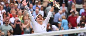 Barbora Krejcikova hat am Samstag die Chance auf den Wimbledon-Titel.