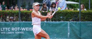 Julija Starodubzewa will mit dem LTTC Rot-Weiß die Meisterschaft gewinnen. Momentan liegt das Team auf Rang zwei.