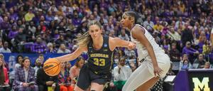 Emily Kiser (links) spielte lange für die University of Michigan, wo auch die Wagner-Brüder aktiv waren.