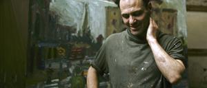 Der Künstler Frank Auerbach in seinem Londoner Atelier.