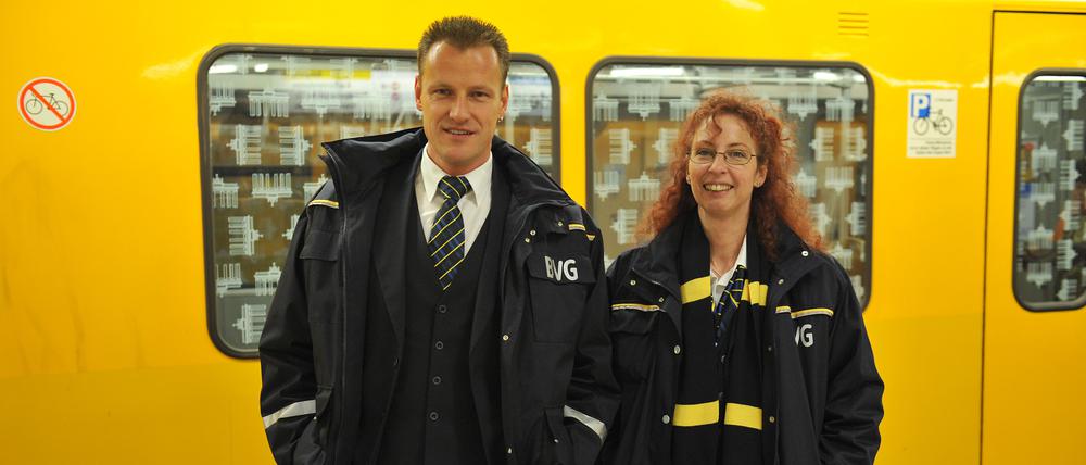 Die aktuelle Dienstkleidung des BVG-Personals wurde 2013 eingeführt.