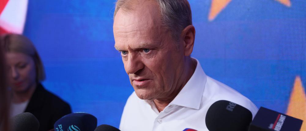 Der polnische Premierminister Donald Tusk, der eine zentristische, EU-freundliche Partei anführt.