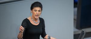 Sahra Wagenknecht, Bundesvorsitzende des Bündnis Sahra Wagenknecht (BSW)