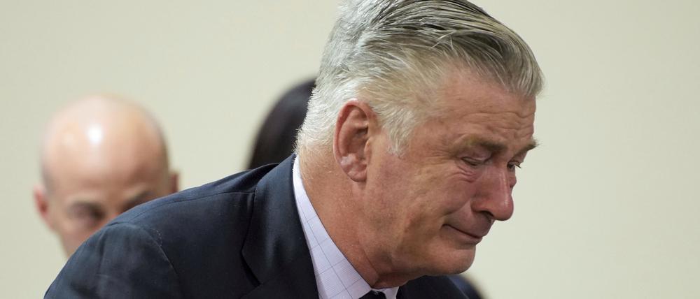Der Schauspieler Alec Baldwin vor Gericht.