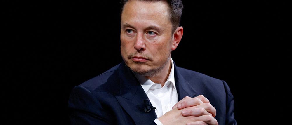 Elon Musk attends the Viva Technology conference dedicated to innovation and startups at the Porte de Versailles exhibition centre in Paris, France, June 16, 2023.