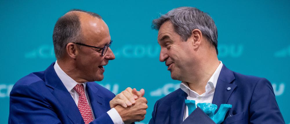 Friedrich Merz und Markus Söder.