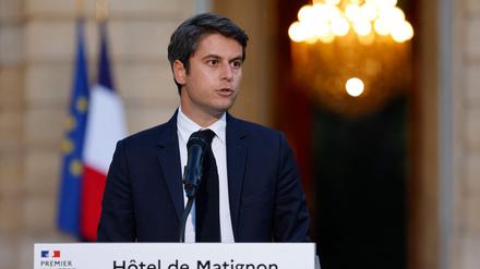 Frankreichs Premier Gabriel Attal 