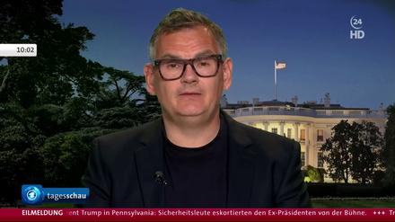 Dirk Lipski berichtet für die ARD aus den USA über den Attentatsversuch auf Ex-Präsident Donald Trump.