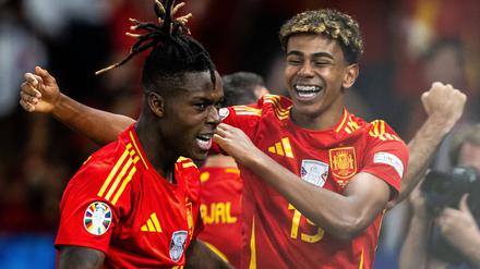 Nico Williams (links) und Lamine Yamal gaben dem spanischen Spiel das besondere Etwas. 