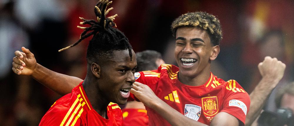 Nico Williams (links) und Lamine Yamal gaben dem spanischen Spiel das besondere Etwas.