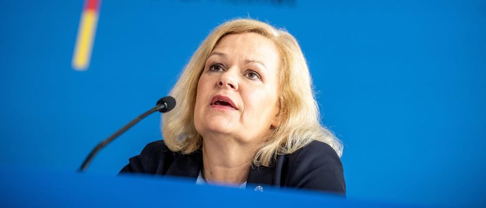 Innenministerin Nancy Faeser wertet die Heim-Europameisterschaft als großen Erfolg.