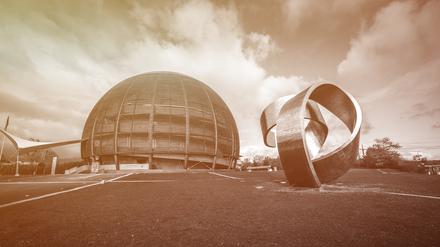 Das Hauptquartier des CERN in Genf.