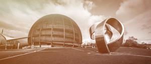 Das Hauptquartier des CERN in Genf.