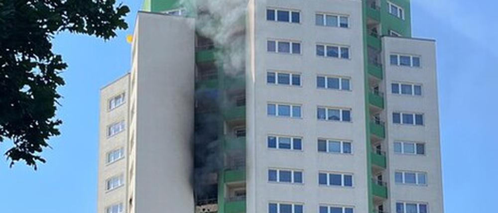 Balkon-Brand in Staaken