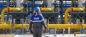 Technische Filter einer Gasanlage in der Region Leningrad. Russland profitiert weiterhin von Gasexporten in die EU. Im Mai 2024 waren es 4,8 Milliarden Kubikmeter, im September 2023 waren es 3,7 Milliarden.