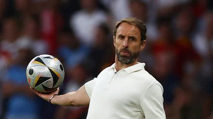 FILE PHOTO: Soccer Football - Euro 2024 - Final - Spain v England - Berlin Olympiastadion, Berlin, Germany - July 14, 2024
England manager Gareth Southgate reacts REUTERS/Lee Smith/File Photo