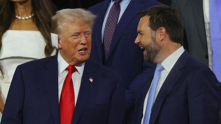 Der frühere US-Präsident Donald Trump will wieder ins Weiße Haus – dabei helfen soll J.D. Vance, sein „running mate“.