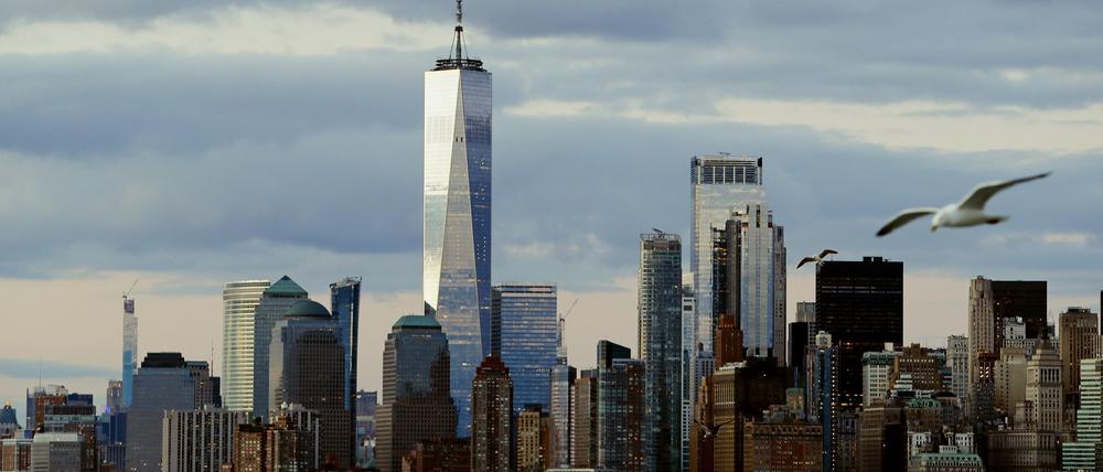 Die Skyline von New York City.