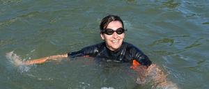 Die Pariser Bürgermeisterin hat getestet, ob die Seine sauber genug zum Schwimmen ist.