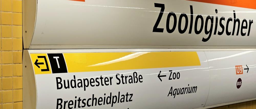 Auf 72 Stationen sind die Ausgänge mit Buchstaben gekennzeichnet