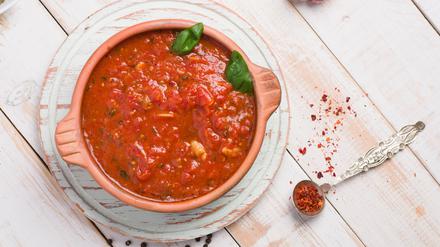 Italienische Tomatensauce.
