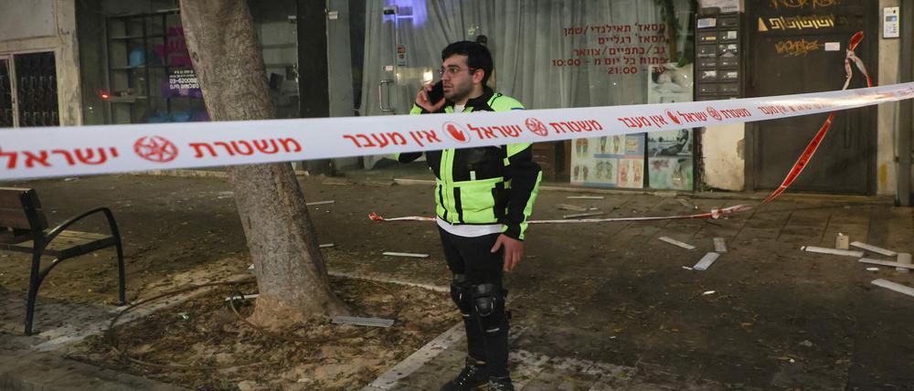Die Ursache der Explosion in Tel Aviv war zunächst unklar.