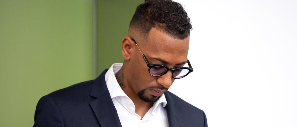 Jerome Boateng am 12. Juli im Gerichtssaal des Landgerichts München.