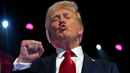 Donald Trump beim Parteitag der Republikaner in Milwaukee.
