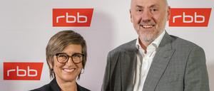RBB-Intendantin Ulrike Demmer und Rundfunkratschef Oliver Bürgel sehen sich mit neuen Problemen konfrontiert. 