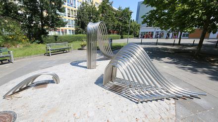 Längst fertig, aber erst ab August in Betrieb: der neue Spielbrunnen im Zentrum Ost.