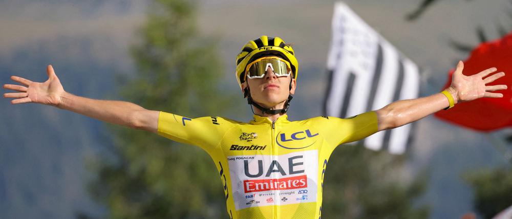 Tadej Pogacar dominierte die diesjährige Tour de France.