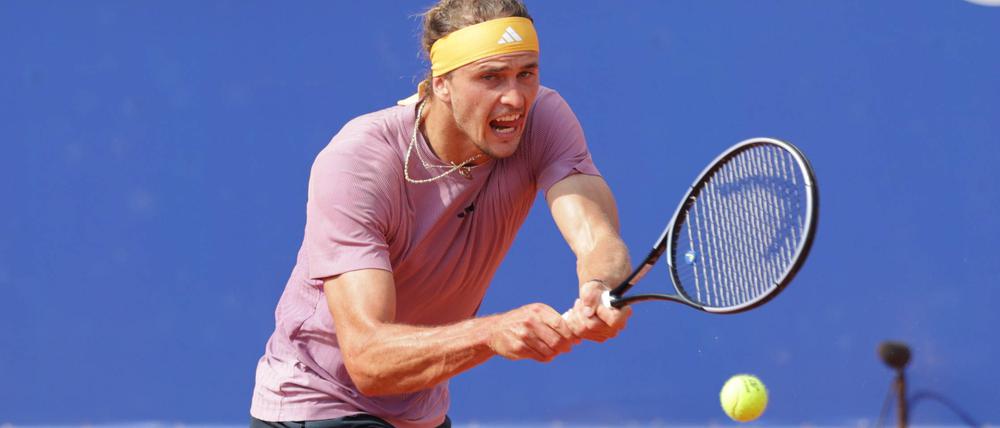 Alexander Zverev kämpfte mit Leidenschaft, aber es reichte am Ende nicht zur Titelverteidigung.