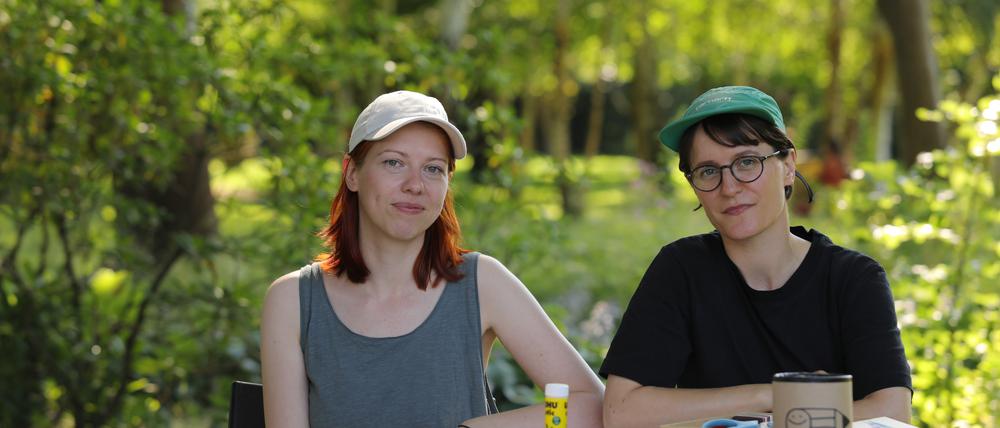 Drawsome heißt die Initiative von Anne Albert und Elisabeth von Mosch (v.r.), zwei Illustratorinnen aus Potsdam.