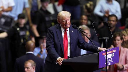 Plötzlich ist er der alte weiße Mann im US-Wahlkampf: Donald Trump (78).