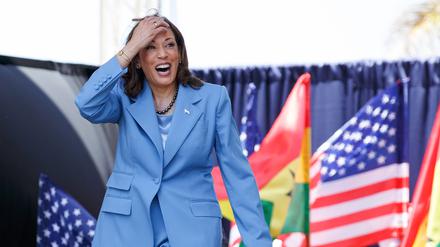 US-Vizepräsidentin Kamala Harris will nun Präsidentschaftskandidatin der Demokraten werden. 