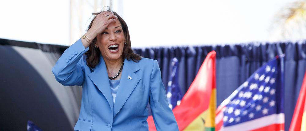 US-Vizepräsidentin Kamala Harris will nun Präsidentschaftskandidatin der Demokraten werden. 