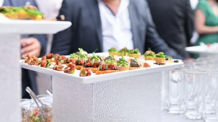 Das Berliner Unternehmen MYMY hat sich auf Event-Catering spezialisiert. (Symbolbild).