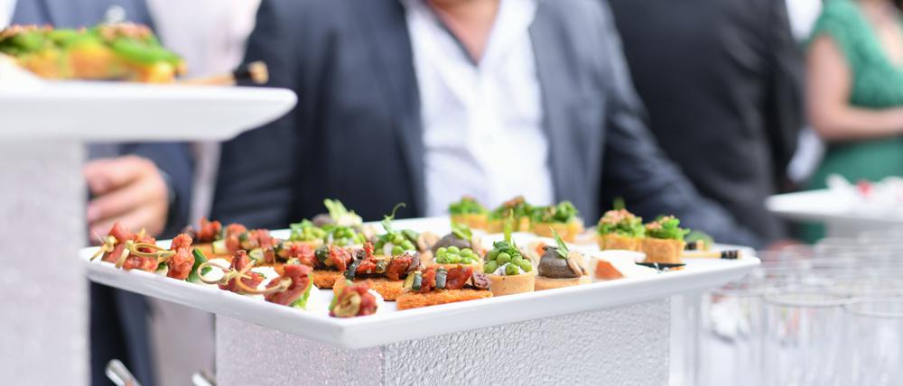 Das Berliner Unternehmen MYMY hat sich auf Event-Catering spezialisiert. (Symbolbild).