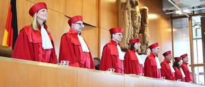 Der Erste Senat des Bundesverfassungsgerichts. 