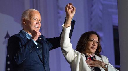 Joe Biden hat sich für Kamala Harris als seine Nachfolgerin ausgesprochen.