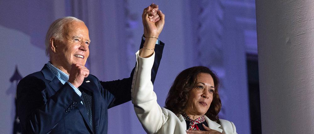 Joe Biden hat sich für Kamala Harris als seine Nachfolgerin ausgesprochen.