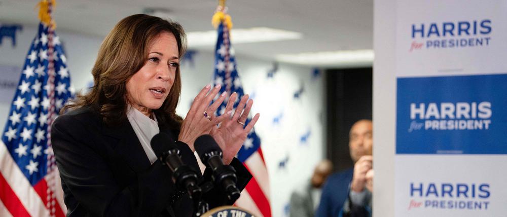 Kamala Harris in Wilmington, Delaware.